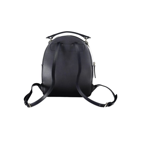 Tommy Hilfiger Blue Polyurethane Backpack